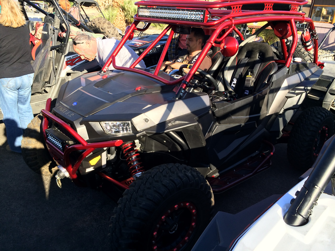 A finely outfitted RZR at the annual RZR forum