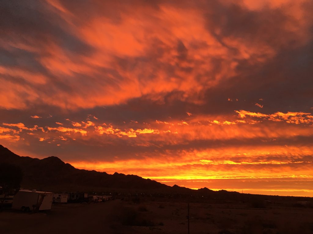 sunset | Glamis North Hot Springs Resort