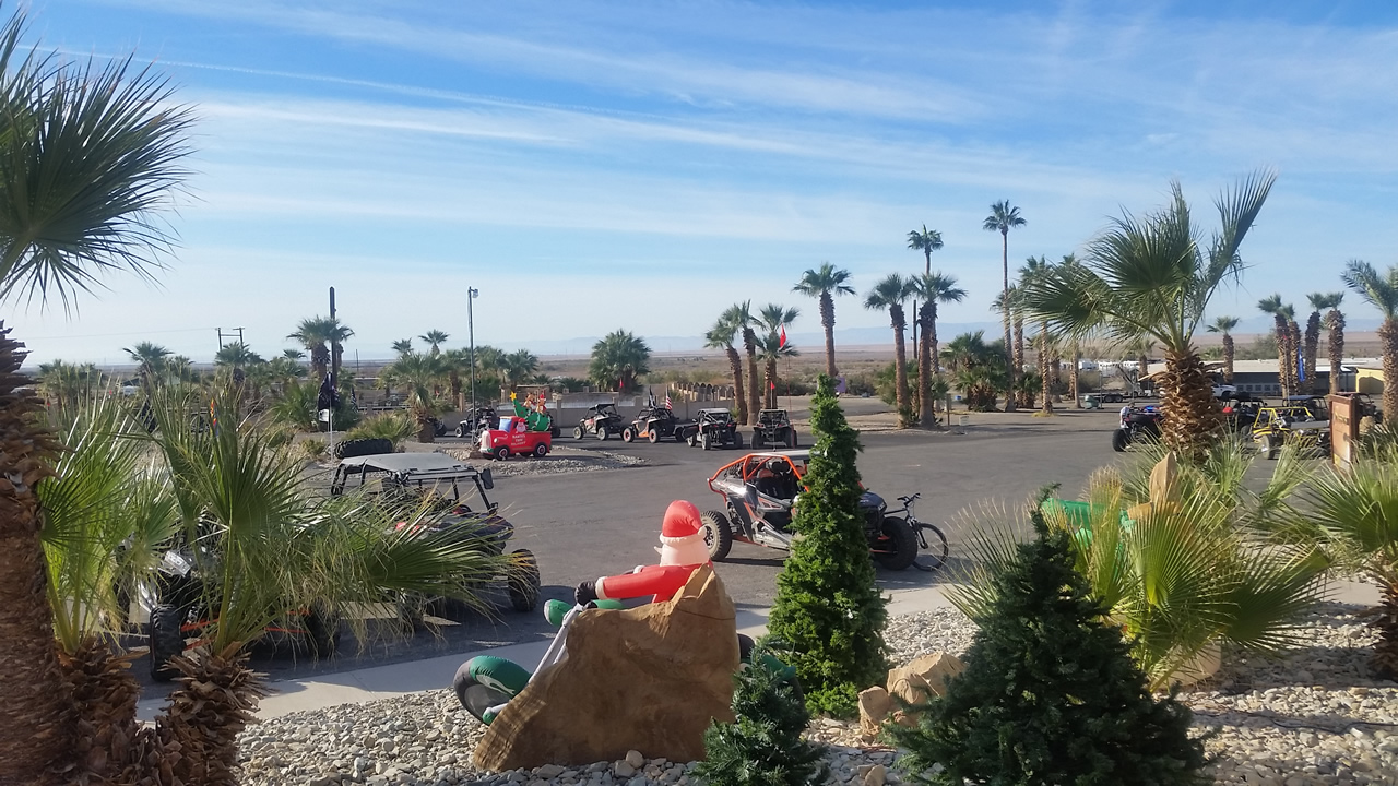 Christmas Inflatables at Glamis North Hot Springs