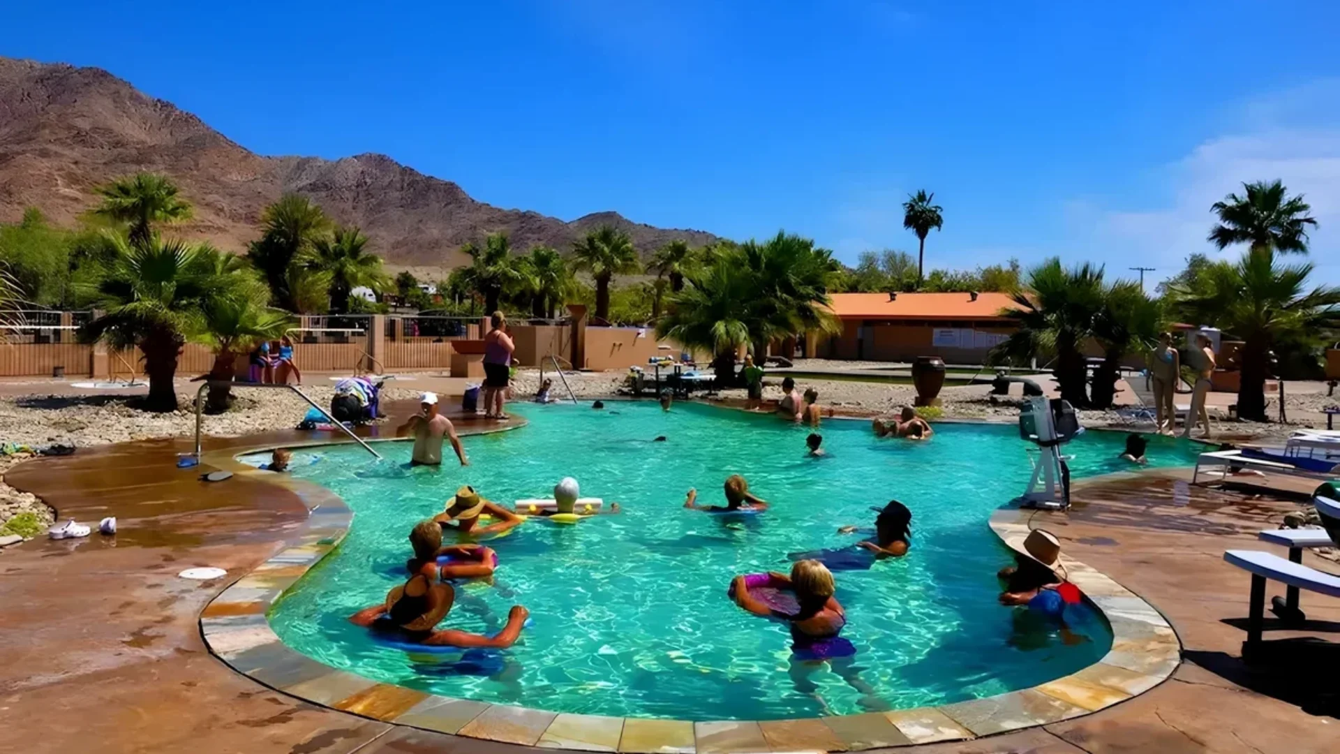 Palm Springs RV Park Pools 9 | Glamis North Hot Springs Resort